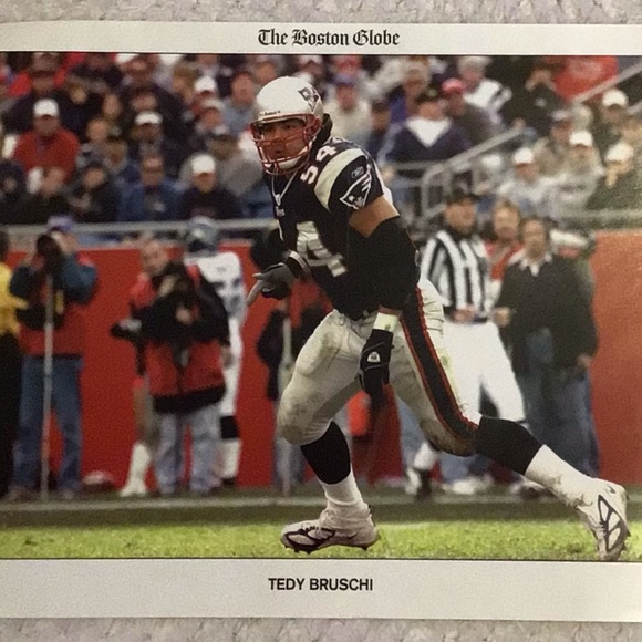 Boston Globe Other - Boston Globe photos of Teddy Bruschi, Troy Brown, David Givens, Richard Seymour